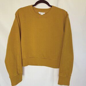 Athleta Fleece Dolman Sleeve Crop Sweatshirt - Size Small